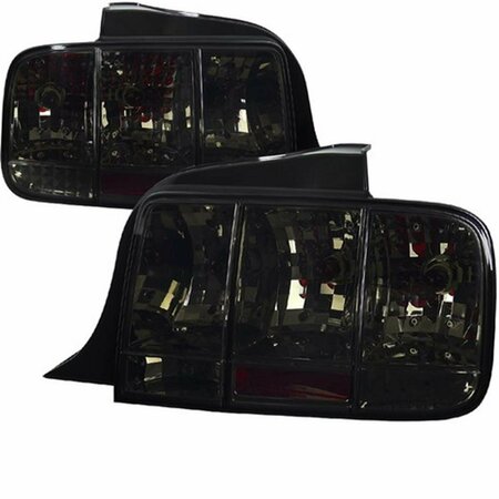 OVERTIME 05-09 Ford Mustang Sequential Tail Lights for 05 to 09 Ford Mustang- Smoke - 12 x 14 x 22 in. OV3297740